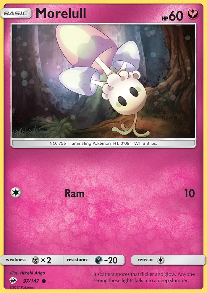 Morelull 97 card from Burning Shadows