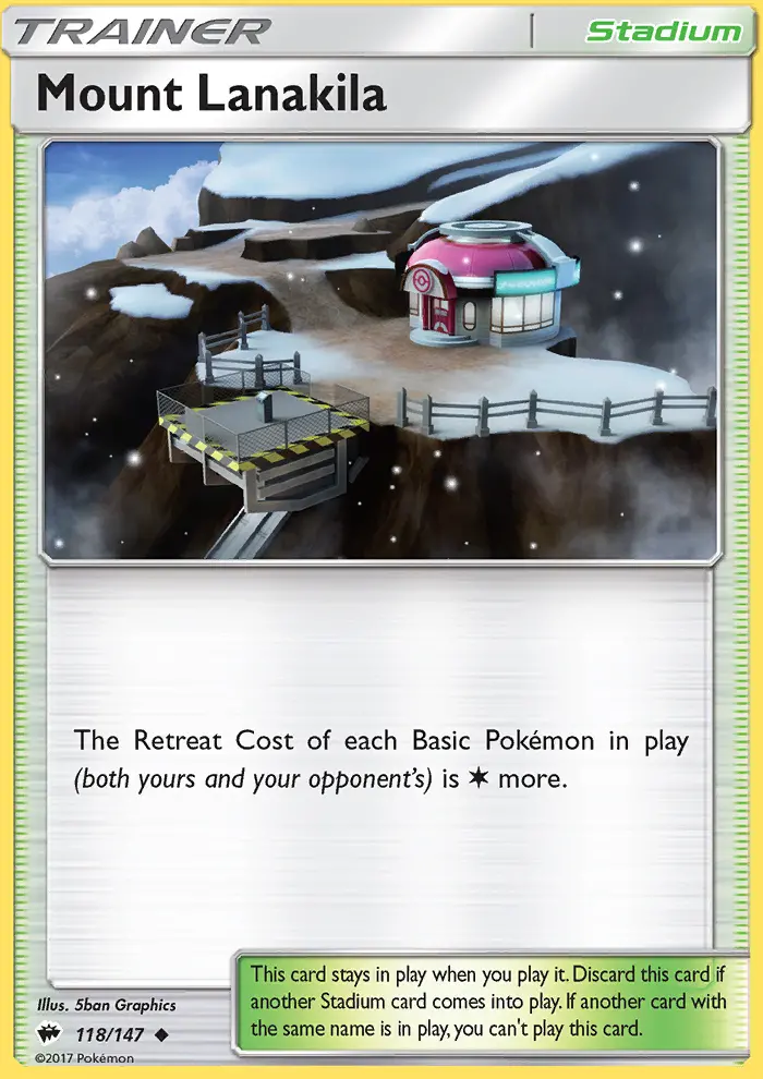 Mount Lanakila 118 card from Burning Shadows