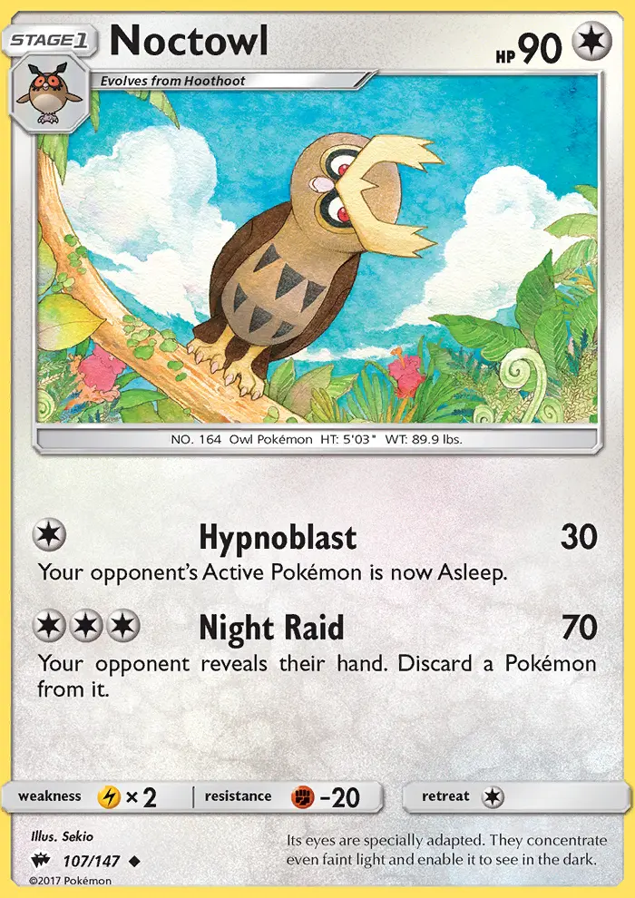 Noctowl 107 — Burning Shadows 107, Normal finish