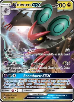 Noivern-GX 99 — Burning Shadows