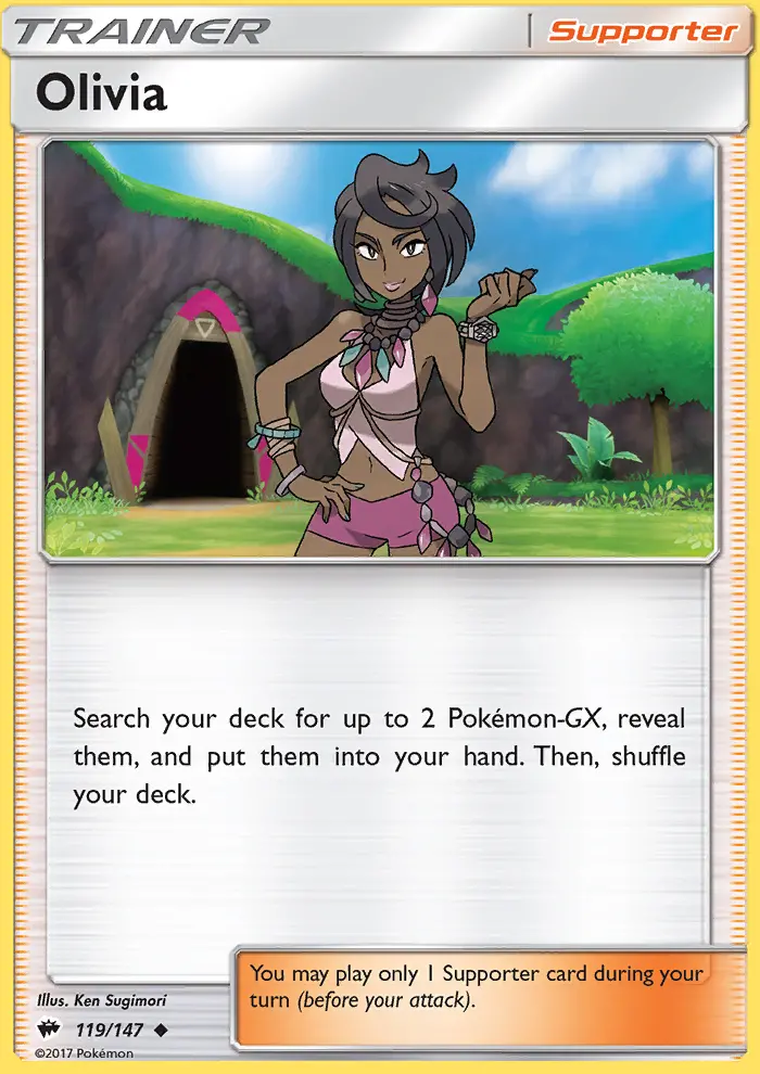 Olivia 119 — Burning Shadows 119, Normal finish