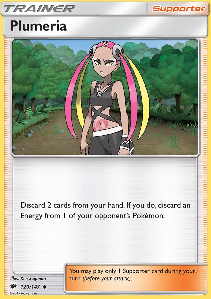 Plumeria 120 card from Burning Shadows