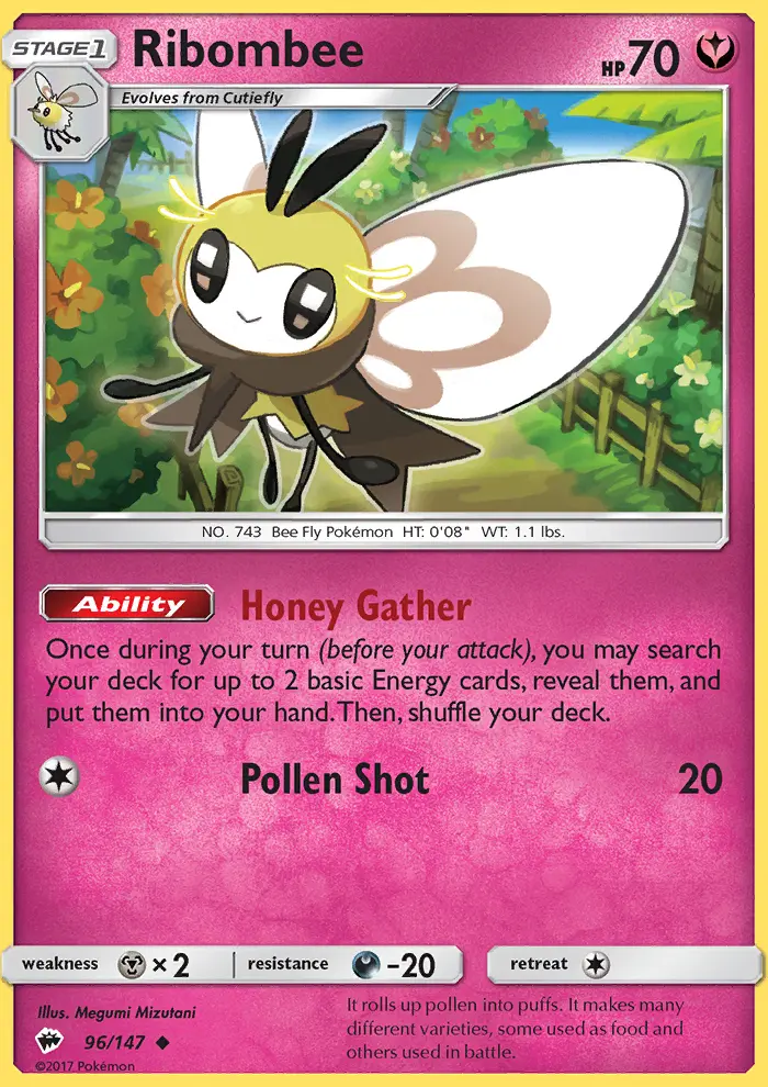 Ribombee 96 — Burning Shadows 96, Normal finish
