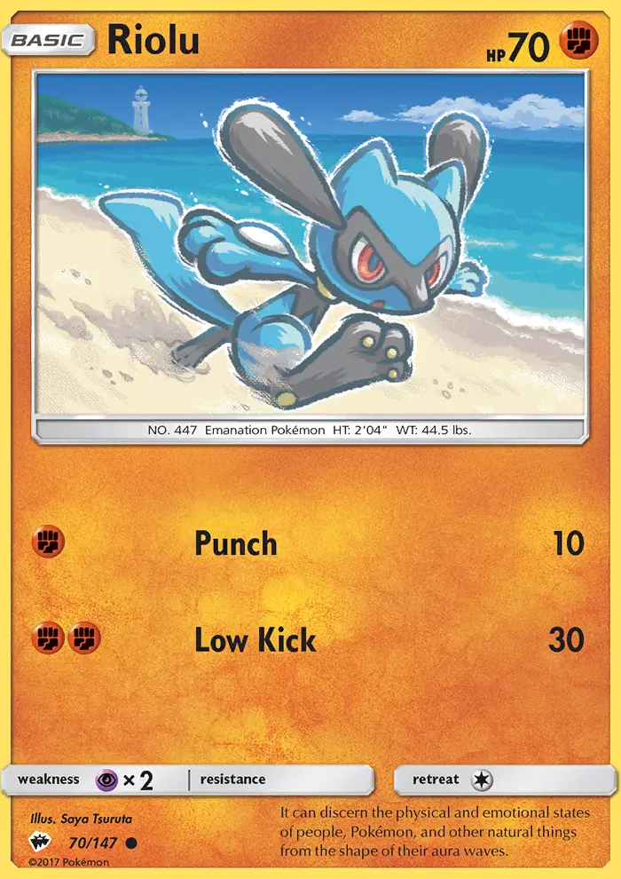 Riolu 70 — Burning Shadows 70, Normal finish