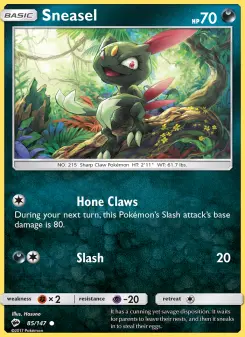 Sneasel — Burning Shadows #85