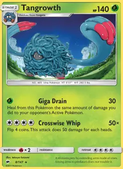 Tangrowth — Burning Shadows 8