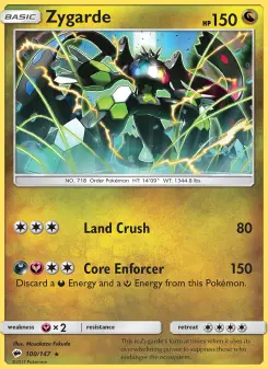 Zygarde — Burning Shadows #100