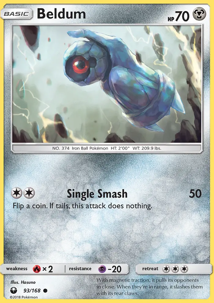 Beldum 93 — Celestial Storm 93, Normal finish