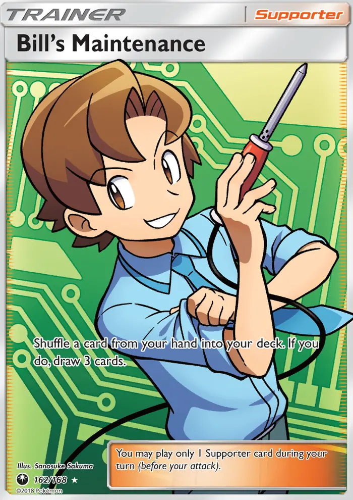 Bill's Maintenance 162 — Celestial Storm 162, Holofoil finish