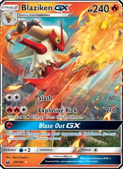 Blaziken-GX 28 — Celestial Storm