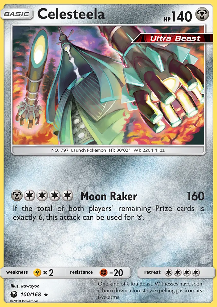 Celesteela 100 — Celestial Storm 100, Holofoil finish