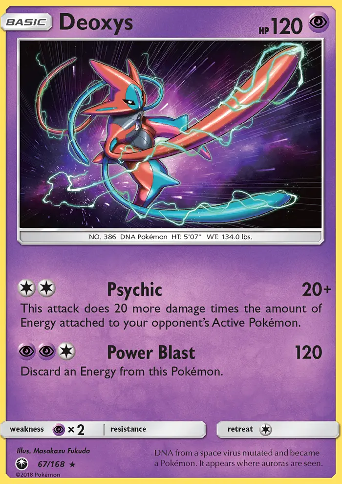 Deoxys 67 — Celestial Storm 67, Holofoil finish