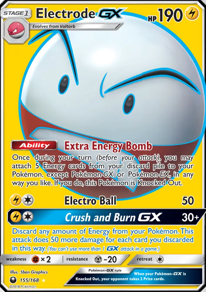 Electrode-GX 155 — Celestial Storm 155, Holofoil finish
