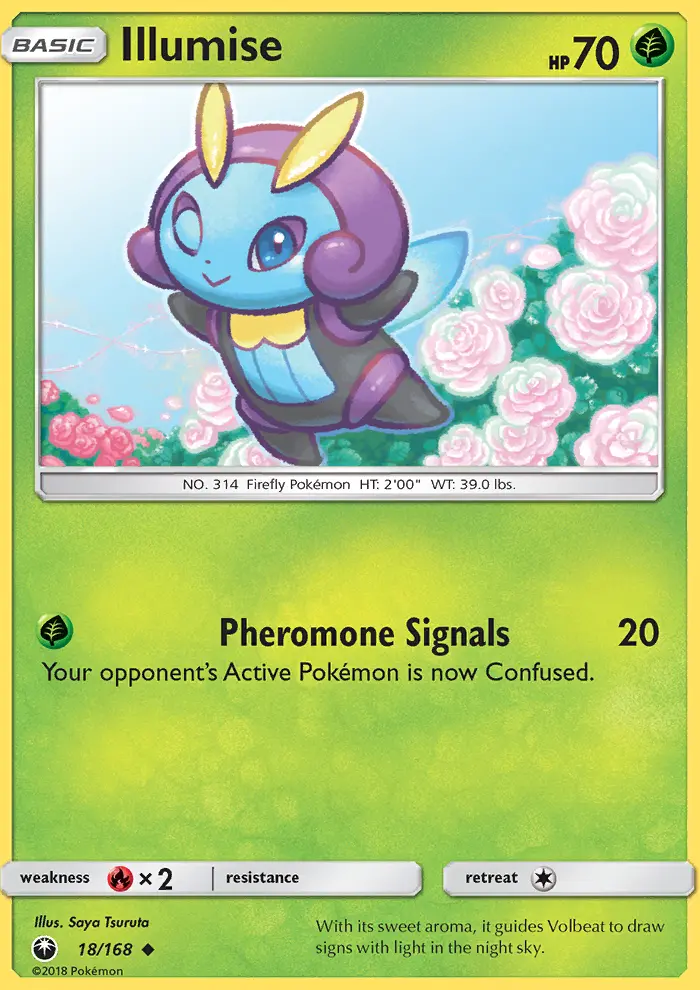 Illumise 18 card from Celestial Storm