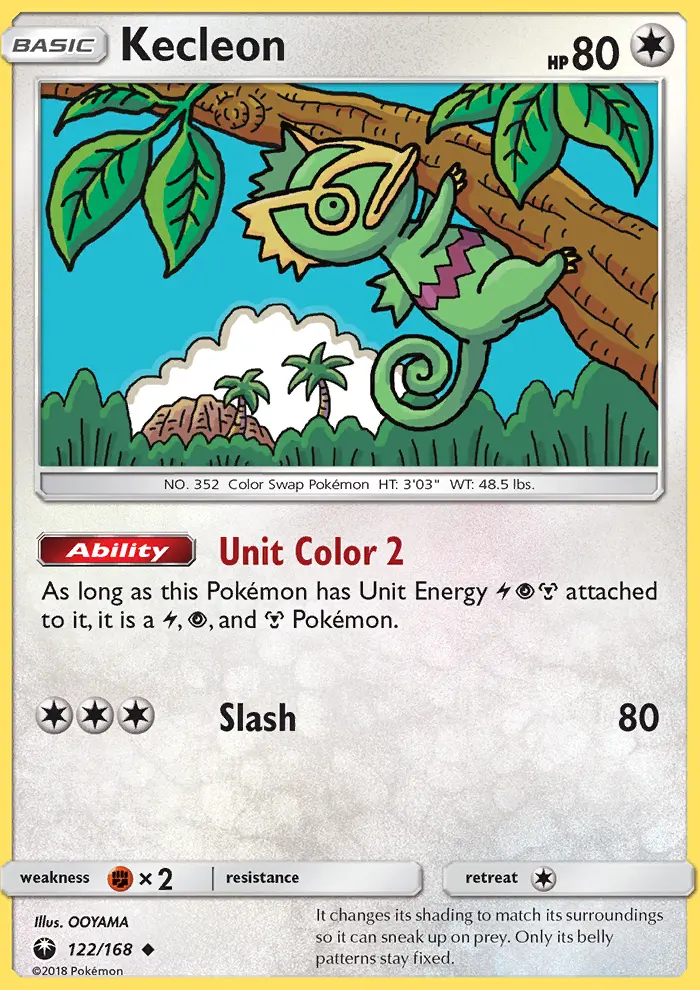 Kecleon 122 — Celestial Storm 122, Normal finish