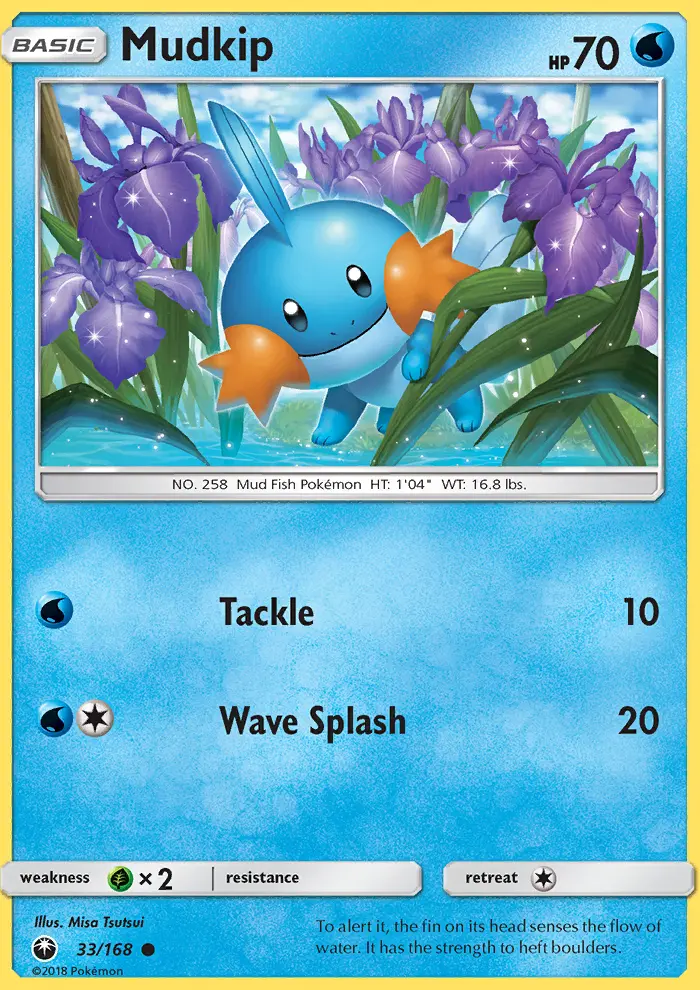 Mudkip 33 — Celestial Storm 33, Normal finish