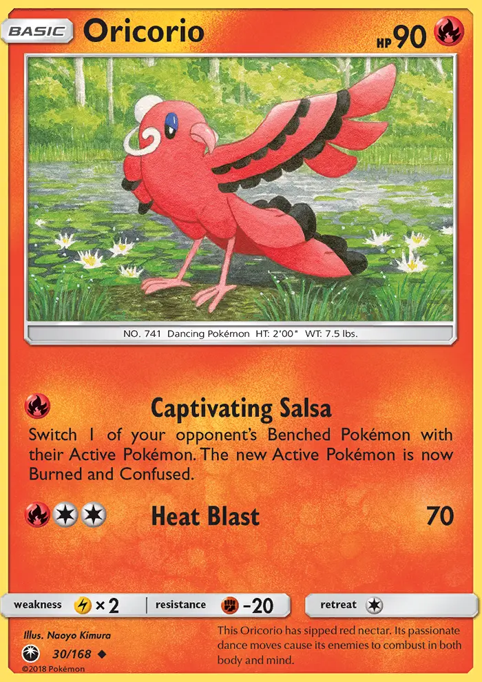 Oricorio 30 card from Celestial Storm