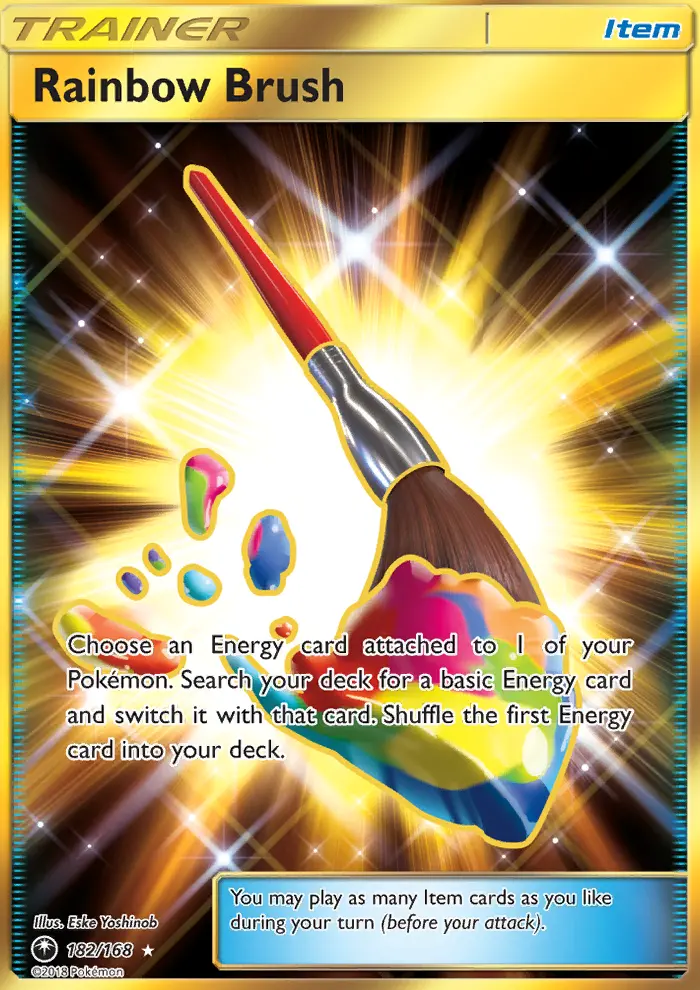 Rainbow Brush 182 — Celestial Storm 182, Holofoil finish