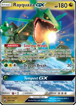 Rayquaza-GX 109 — Celestial Storm