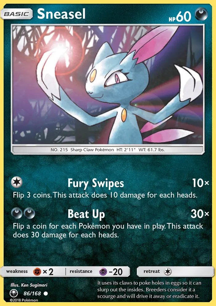 Sneasel 86 — Celestial Storm 86, Normal finish
