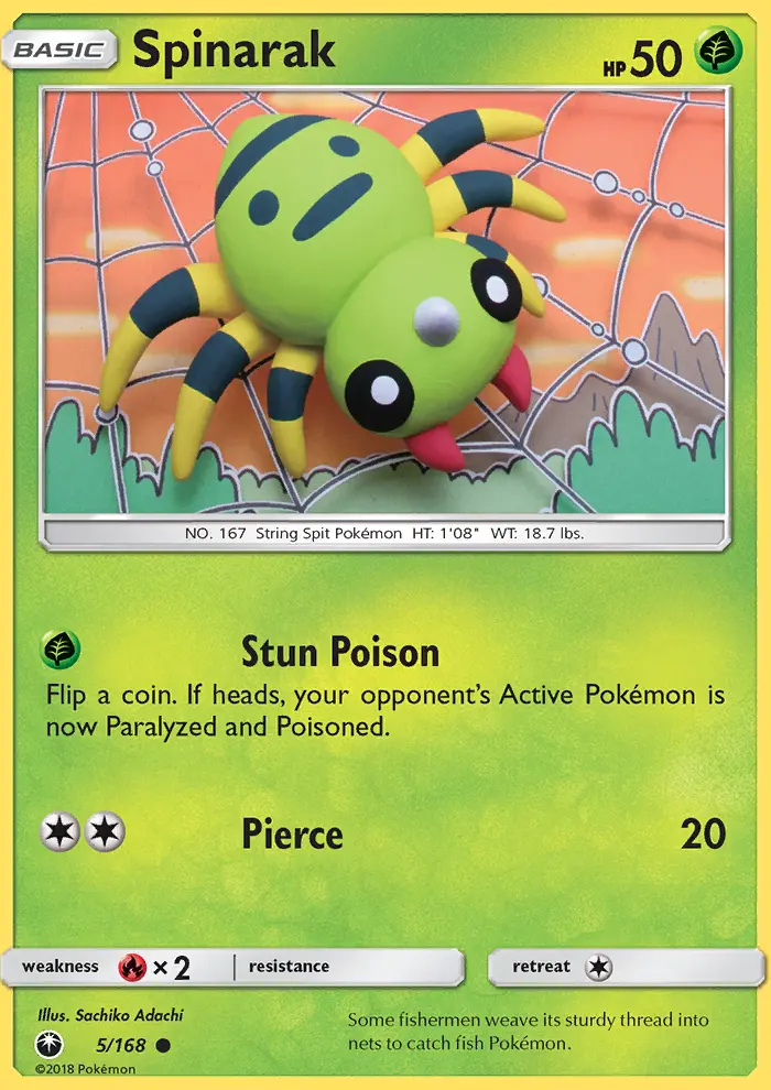 Spinarak 5 — Celestial Storm 5, Normal finish