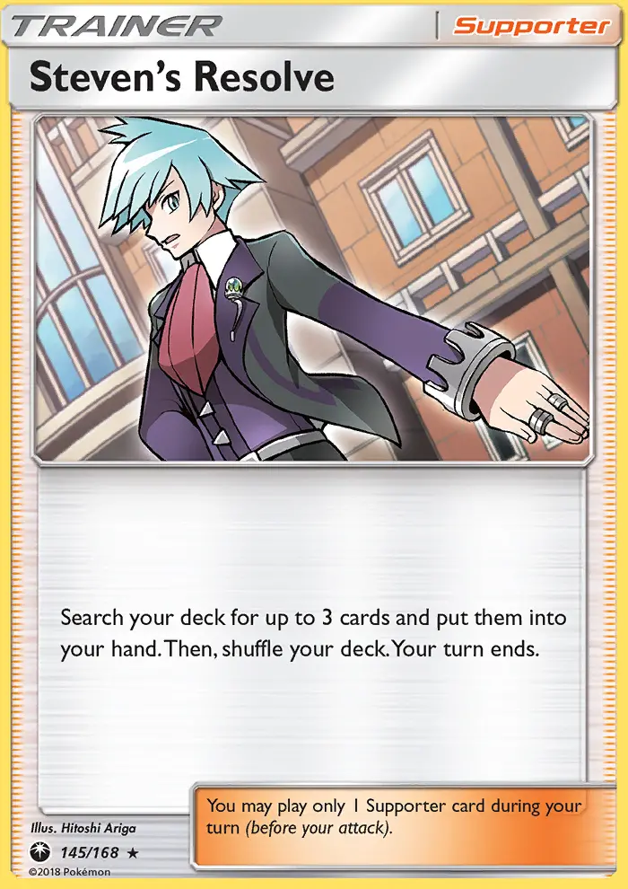Steven's Resolve 145 — Celestial Storm 145, Holofoil finish