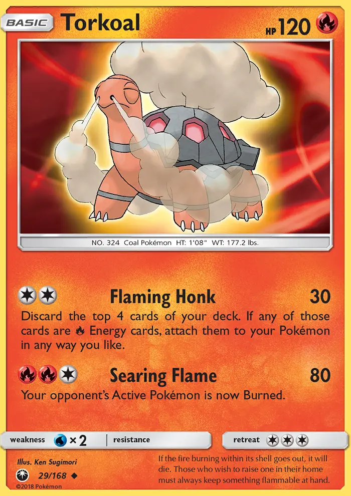 Torkoal 29 — Celestial Storm 29, Normal finish