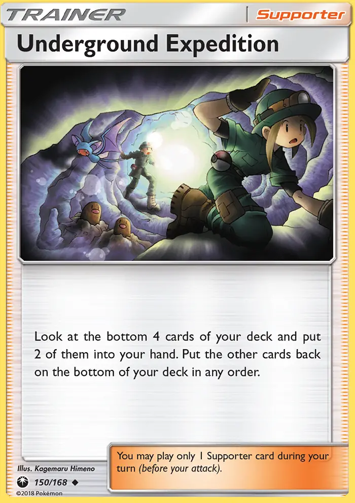 Underground Expedition 150 card from Celestial Storm