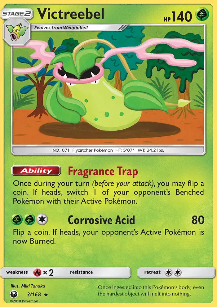 Victreebel 3 card from Celestial Storm