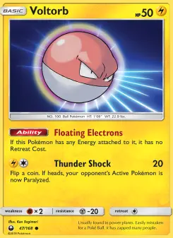 Voltorb — Celestial Storm #47