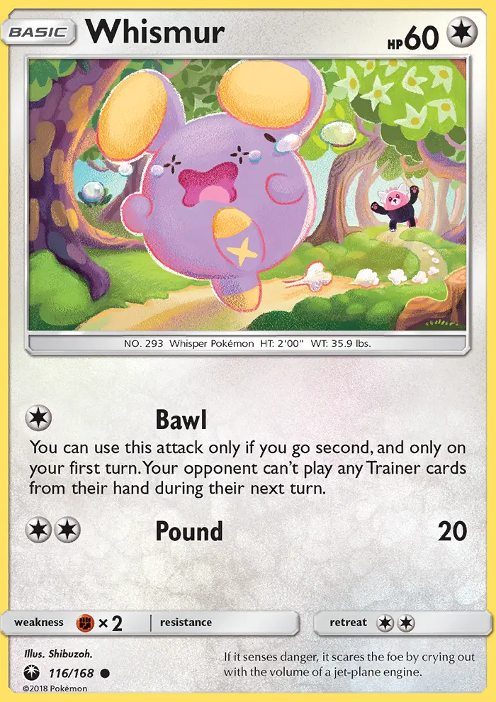 Whismur 116 — Celestial Storm 116, Normal finish