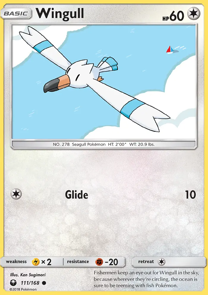 Wingull 111 — Celestial Storm 111, Normal finish