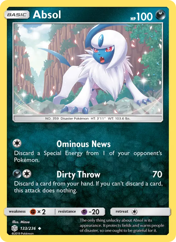 Absol 133 — Cosmic Eclipse 133, Normal finish