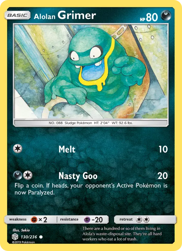 Alolan Grimer 130 — Cosmic Eclipse 130, Normal finish