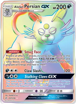 Alolan Persian-GX — Cosmic Eclipse #257