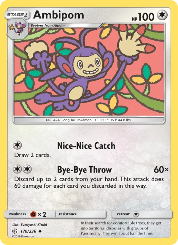 Ambipom 170 — Cosmic Eclipse 170, Normal finish