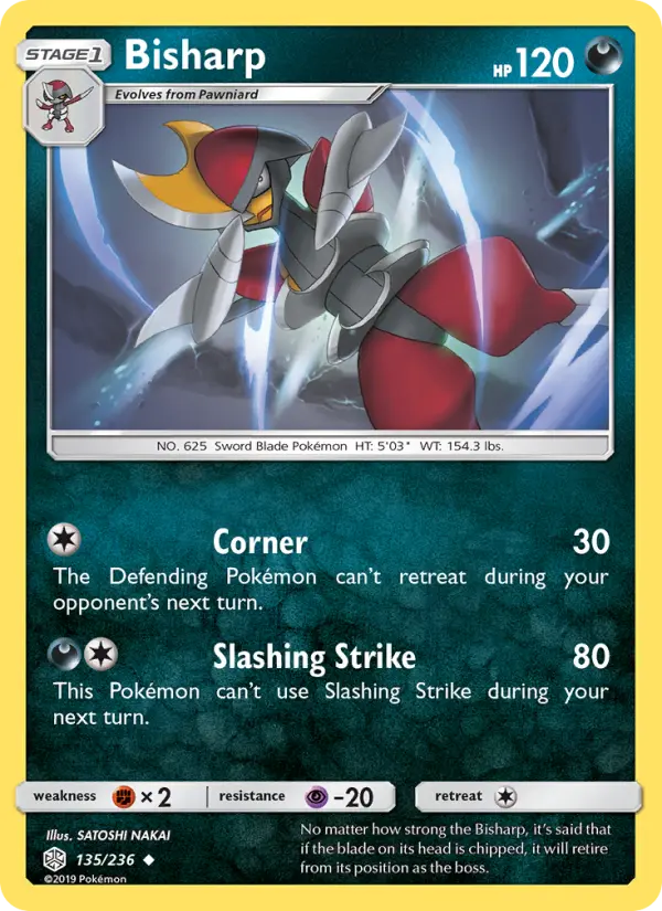 Bisharp 135 card from Cosmic Eclipse