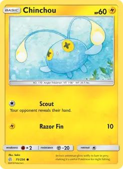 Chinchou — Cosmic Eclipse #71