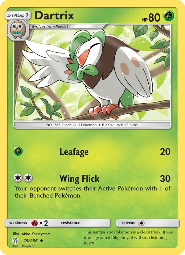 Dartrix 19 — Cosmic Eclipse 19, Normal finish