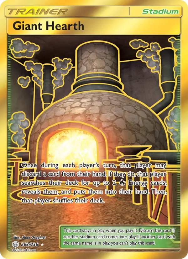 Giant Hearth 263 — Cosmic Eclipse 263, Holofoil finish