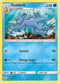 Golduck — Cosmic Eclipse #41