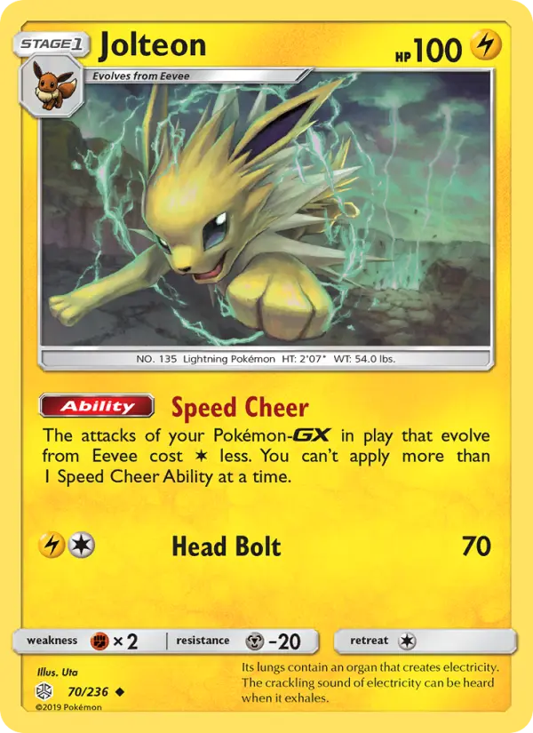Jolteon 70 — Cosmic Eclipse 70, Normal finish