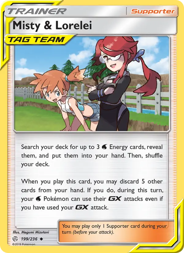Misty & Lorelei 199 card from Cosmic Eclipse
