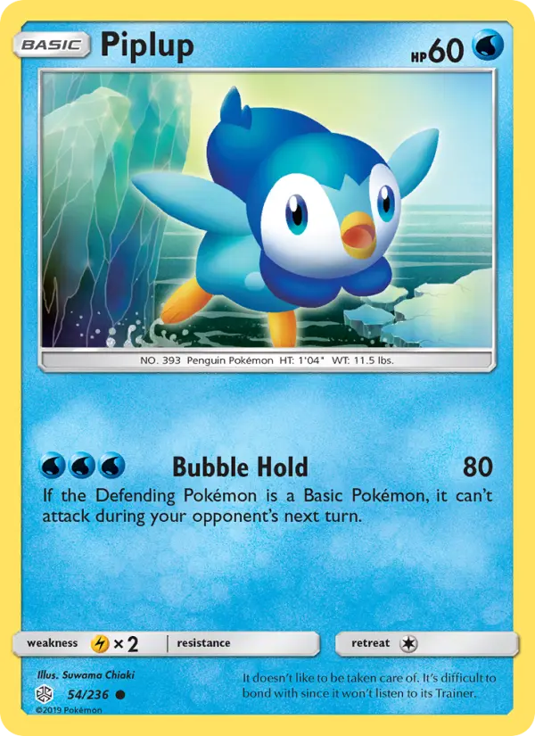 Piplup 54 — Cosmic Eclipse 54, Normal finish