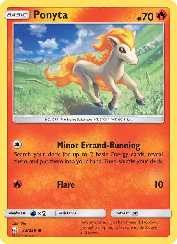 Ponyta 23 — Cosmic Eclipse 23, Normal finish