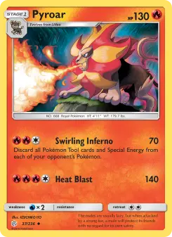 Pyroar — Cosmic Eclipse 37