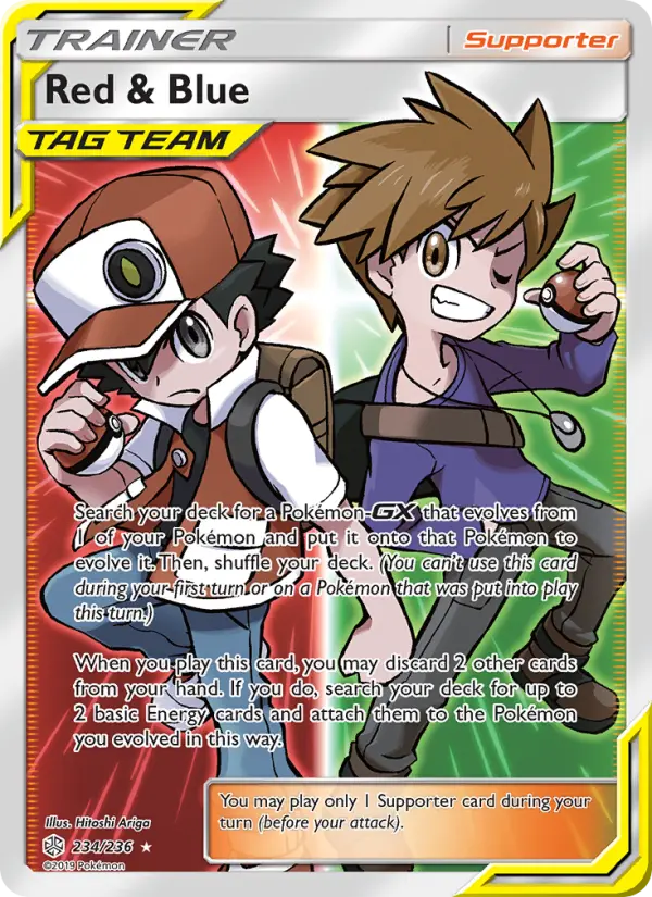 Red & Blue 234 — the most expensive Hitoshi Ariga card