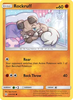 Rockruff — Cosmic Eclipse 123