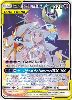 Solgaleo & Lunala-GX — Cosmic Eclipse #216