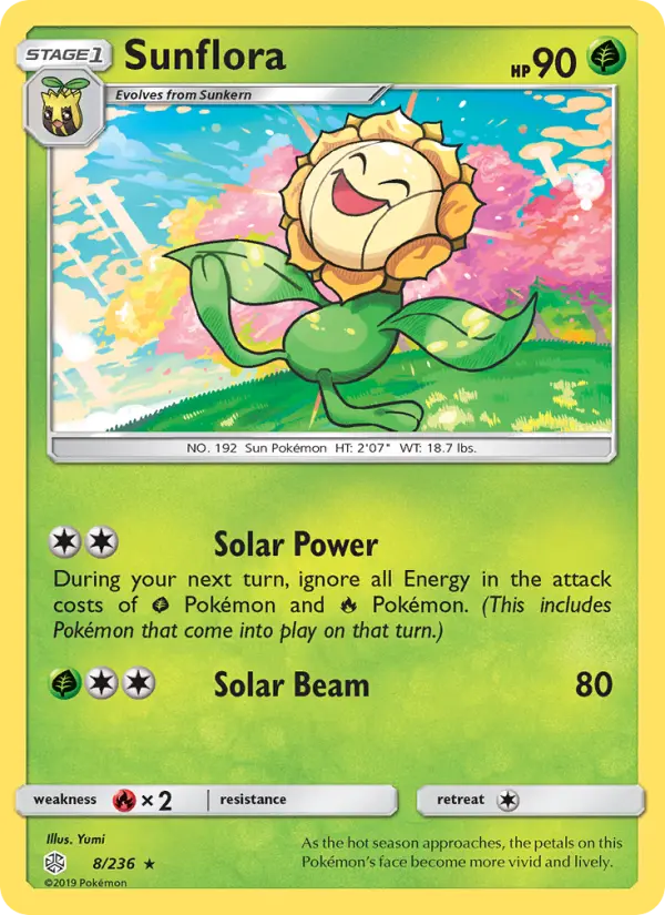 Sunflora 8 — Cosmic Eclipse 8, Normal finish